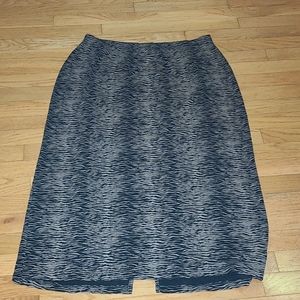 Lane Bryant Black and Tan Skirt